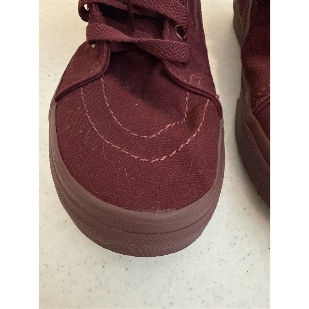 Vans Sk8 Hi Magenta Plum Womens 10 Mens 8.5 Monochrome High Top Skate Shoes - Picture 6 of 16